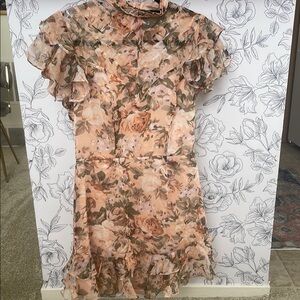 Selfie Leslie Floral Ruffle Dress